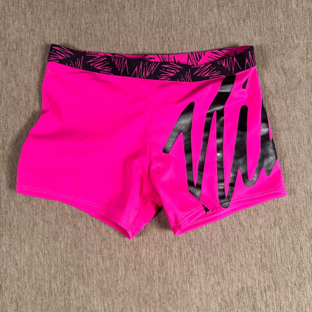 Nike Pro Pink Graphic Swim Shorts NESSC730 Girls Medium